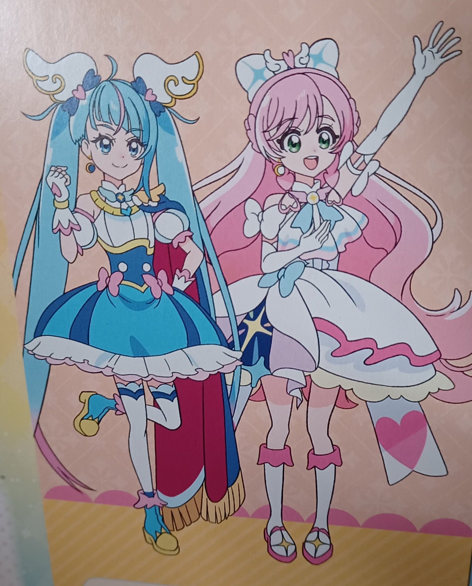 KuroYami on X: Hirogaru Sky Precure transformation (4 cures