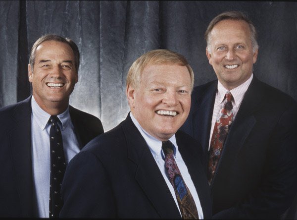 Sam Huff, Sonny Jurgensen and Frank Herzog