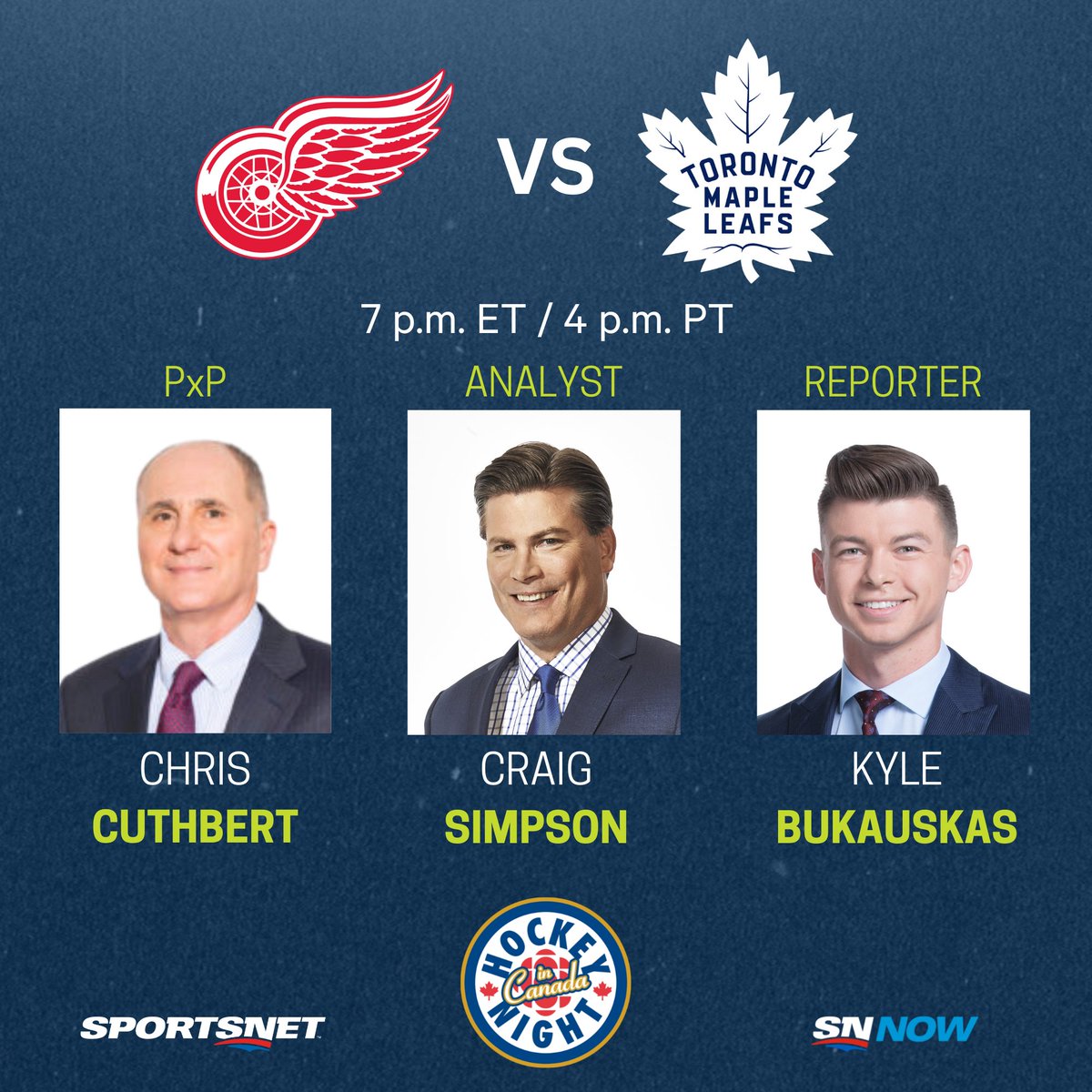 PR on Twitter "Who's ready for Hockey Night in Canada on