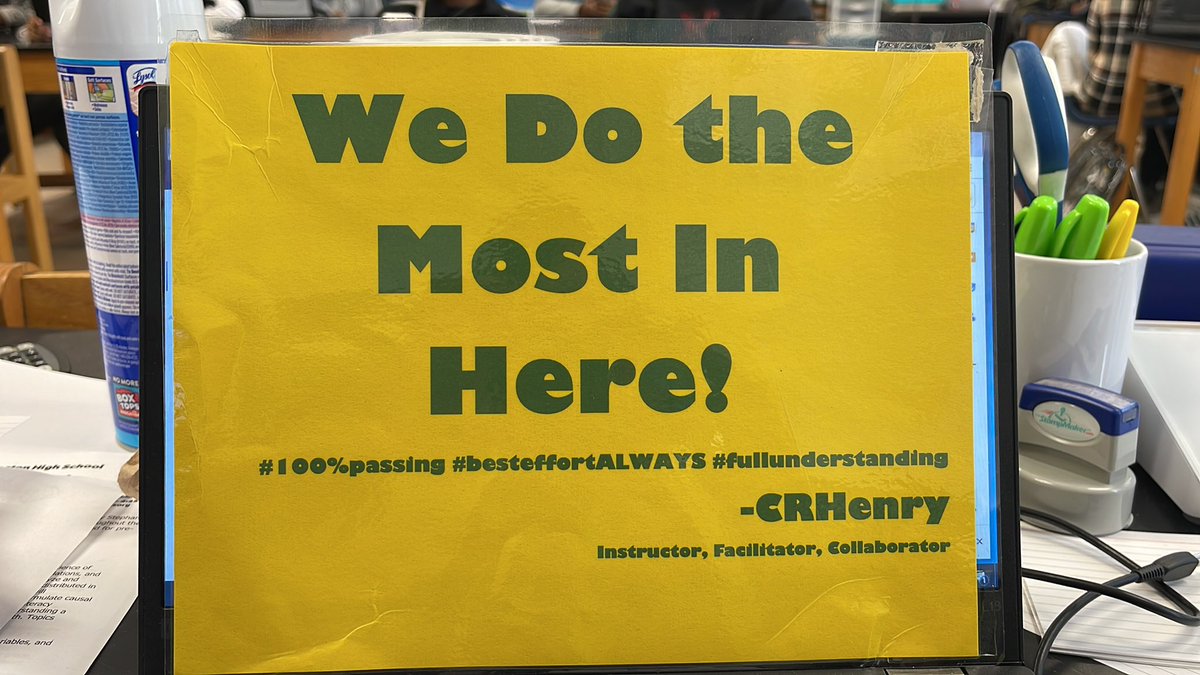 Fabulicious_Tch's tweet photo. I just got my first poster from Canvaโs printing services. It looks so much better than my original version. I made this in response to students saying โI do too muchโ. To which I responded thank you and absolutely! We will do the most in class! #graduationbound #classof2023 https://t.co/SMmKDGzMlZ
