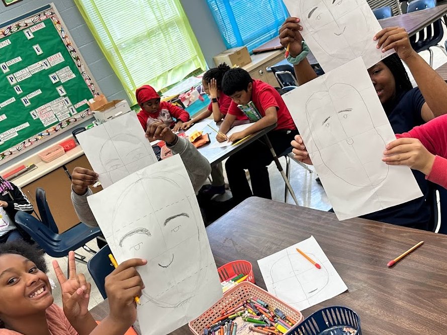 Dr. Erica Pendleton (@ependletonfcs) on Twitter photo #CatchingUp Shout out to our Parklane Art Club, in partnership with Amario Andre's Art Academy!! Our young artists are being trained by ACTUAL Marvel and mural artists, learning about drawing to scale! #parklanesoars <a href="/Parklane_Eagles/">Parklane Elementary</a> <a href="/i_title/">Parent Liaison: Briar Hills ES & Paul D. West MS</a> <a href="/ArtsFCS/">Elizabeth Eppes</a> #CatchingUp Shout out to our Parklane Art Club, in partnership with Amario Andre's Art Academy!! Our young artists are being trained by ACTUAL Marvel and mural artists, learning about drawing to scale! #parklanesoars <a href="/Parklane_Eagles/">Parklane Elementary</a> <a href="/i_title/">Parent Liaison: Briar Hills ES & Paul D. West MS</a> <a href="/ArtsFCS/">Elizabeth Eppes</a>