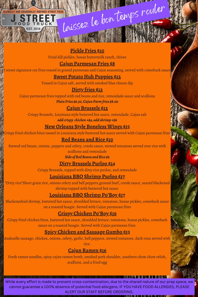 New Year, New Menu! 
What will your new favorites be? 

#eatjstreet