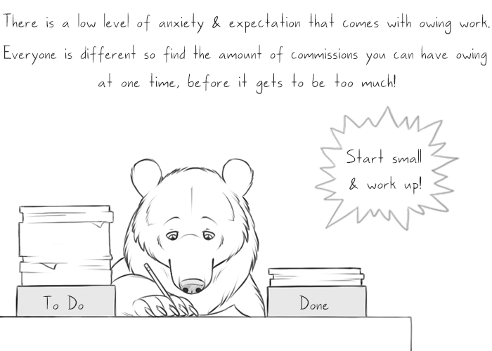 Everyone's getting back to work (if they even took a break) So here's some tips for new working artists! Everyone's process is different but there are some universals for avoiding stress 🖌️🎨 #OldBearComics #TheBearMinimum 