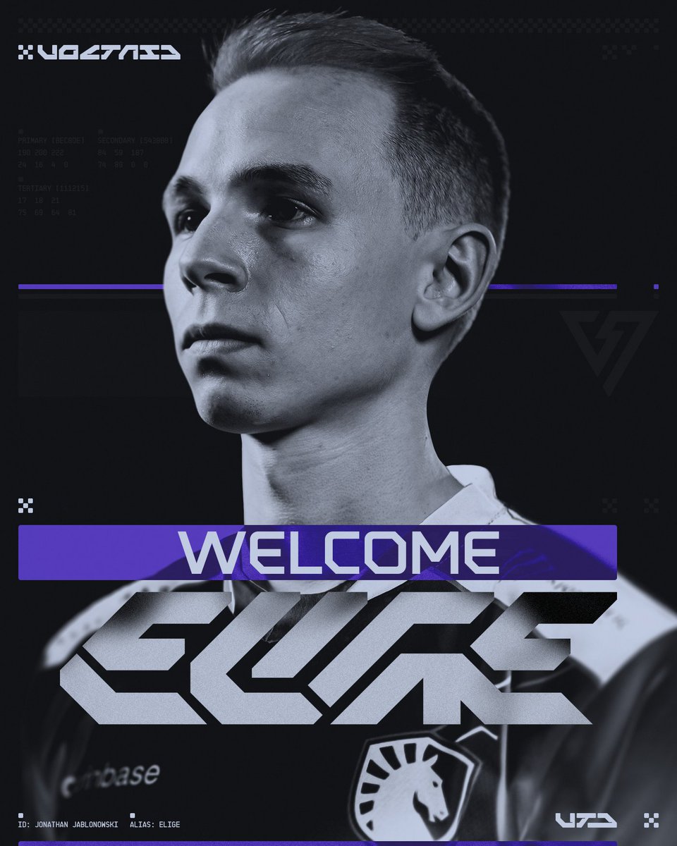 Voltaic (@voltaicaim) on Twitter photo It's with immense pride and unparalleled excitement, that we bring one of the best @CSGO players of all time into the fold! Please join us in welcoming <a href="/TeamLiquidCS/">Team Liquid CS</a>'s <a href="/EliGE/">Jonathan Jablonowski</a> to Voltaic! It's with immense pride and unparalleled excitement, that we bring one of the best @CSGO players of all time into the fold! Please join us in welcoming <a href="/TeamLiquidCS/">Team Liquid CS</a>'s <a href="/EliGE/">Jonathan Jablonowski</a> to Voltaic!