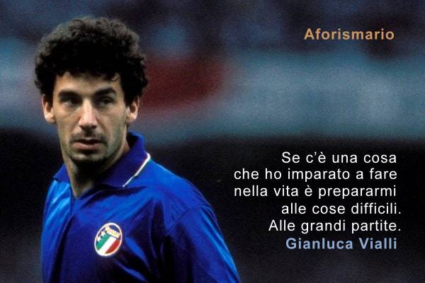 Se c’è una cosa che ho imparato a fare nella vita è prepararmi alle cose difficili. Alle grandi partite. Gianluca Vialli aforismario.eu/2023/01/gianlu…