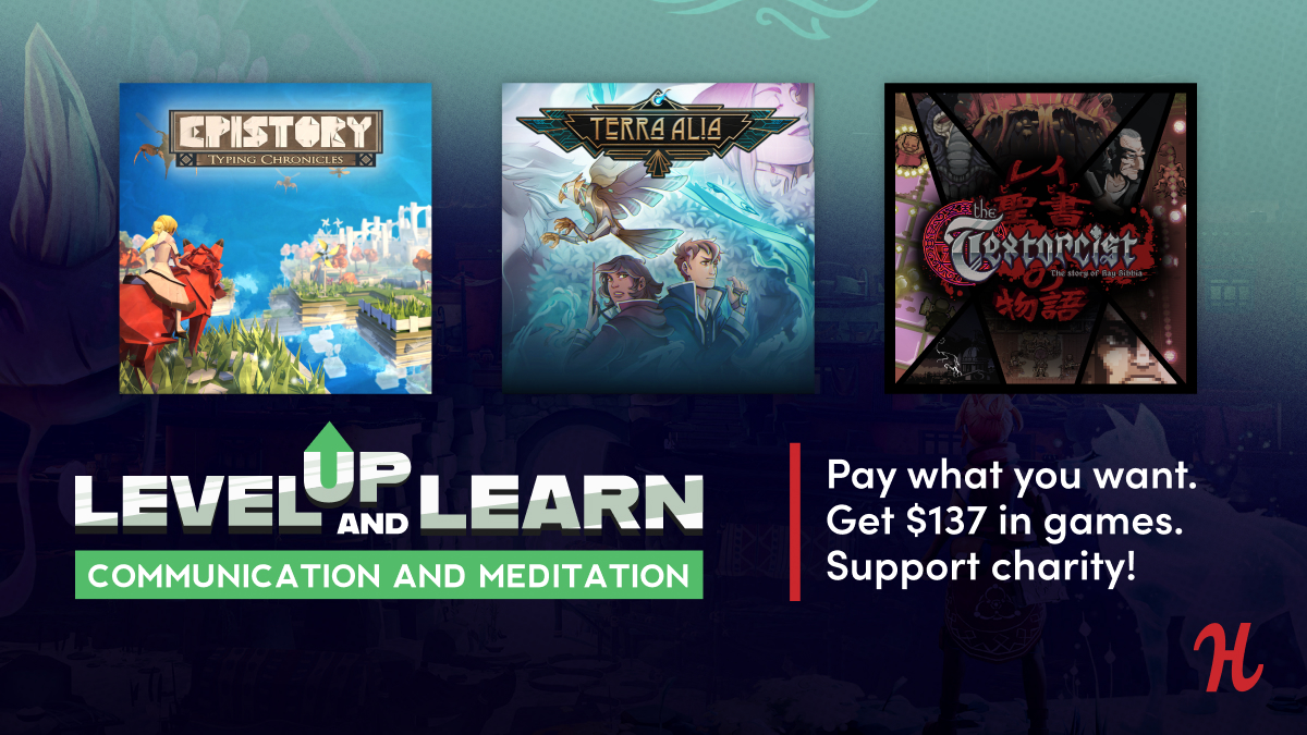 humble's tweet photo. 🏆 IRL ACHIEVEMENT UNLOCKED!

Have fun teaching yourself to type, learning a new language, and exploring the world of meditation with this bundle of games designed to help you level up your real-world skills.

Supporting @preventcancer Foundation.

https://t.co/bp1335fGau https://t.co/8iyFq0XUV0