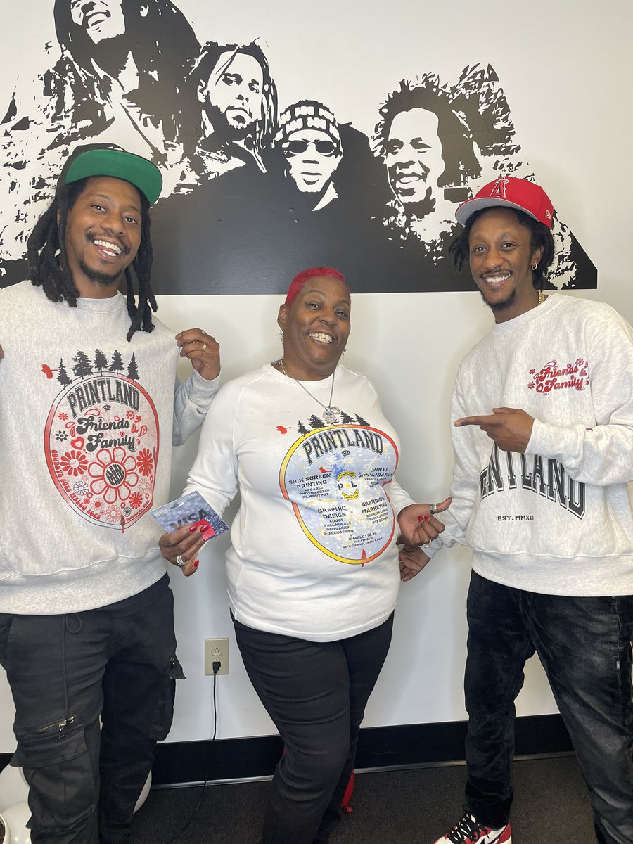 PrintlandClt's tweet photo. If you ordered a PRNTLND Grand Opening Tee this week your orders are ready for pickup! #TGIF #charlotte #screenprint #NewYearsHonours #VinceMcmahon #BlackOwnedBusiness https://t.co/AS0MdVgdlp