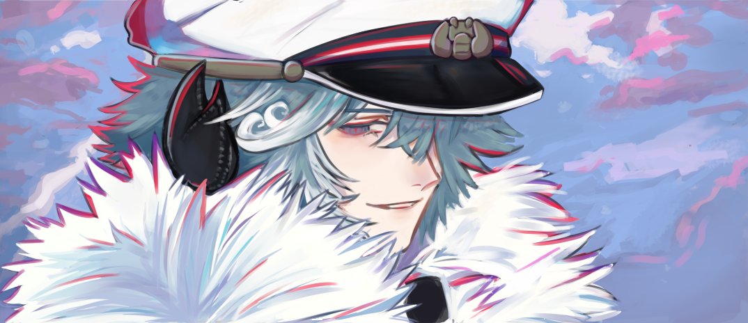 i drew snow kaito! (normal thought about vocaloid kaito goes here)