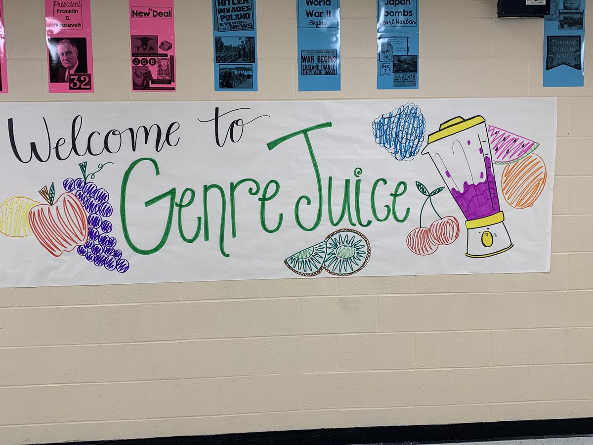 Our 5th Grade “Genre Juice” activity filled my cup today! 🧃<a href="/Comptoncubs/">Compton Elementary</a> <a href="/G5WithGarrett/">Caleb Garrett</a> <a href="/mrsconrad1116/">Marissa Conrad</a>