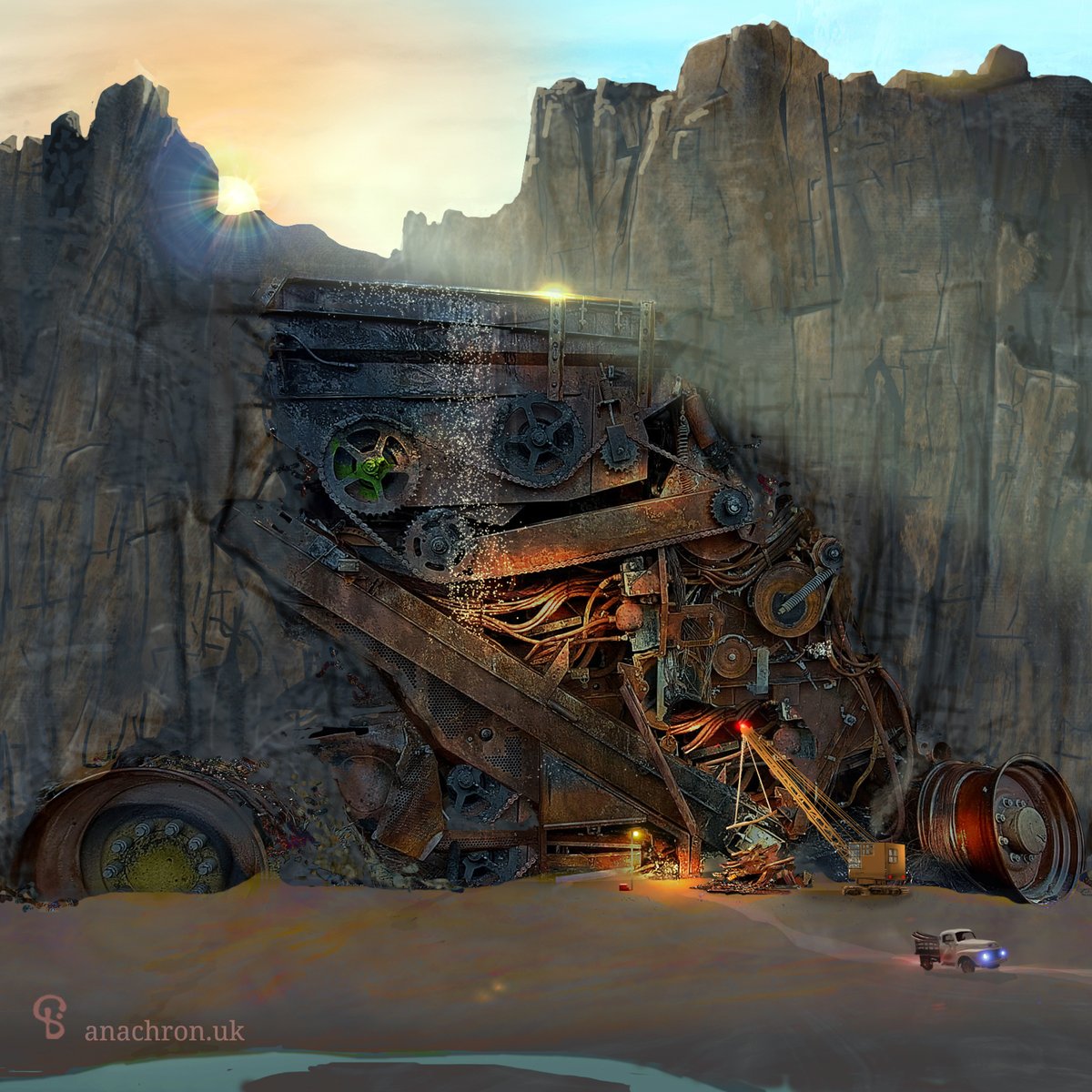 SmallwoodTwins's tweet image. Original artwork from the illustrated novel Anachron

"the mysterious Anachron emerged from the Black Canyon gorge like a fossilised machine..."

25,000 words, 50 original illustrations 

anachron.uk

#amwriting  #WritingCommunity #fantasy #scifi