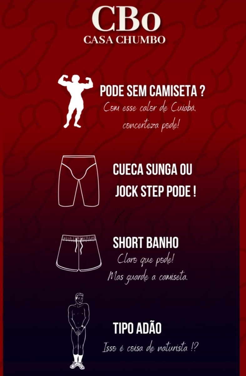 Chega se cômico 
Uma casa d sexo não pode fica pelado pq é coisa de naturista hehehehehe
