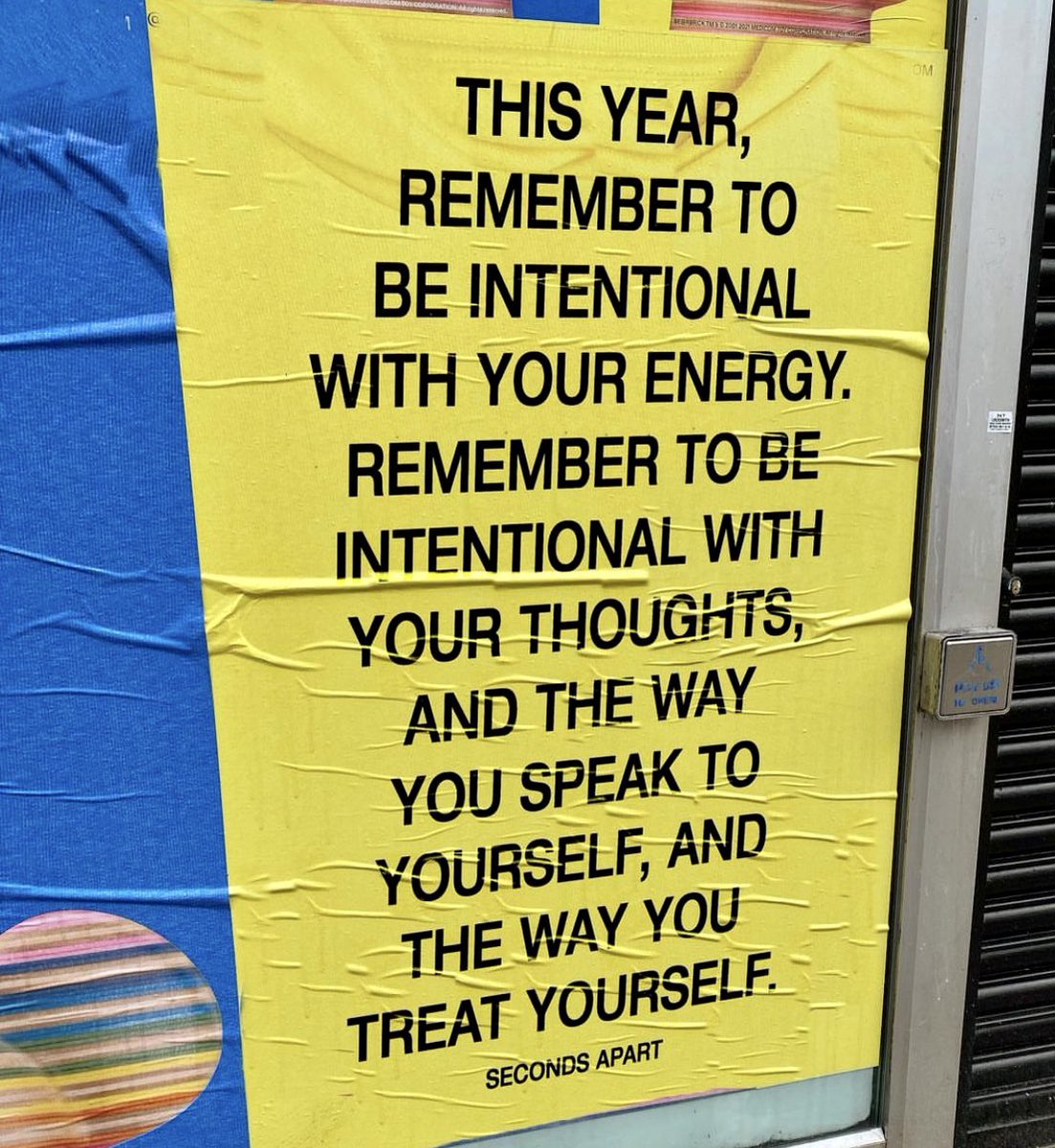 Remember to be intentional with your energy, thoughts and the way you speak ❤️

Image: instagram.com/secondsapart