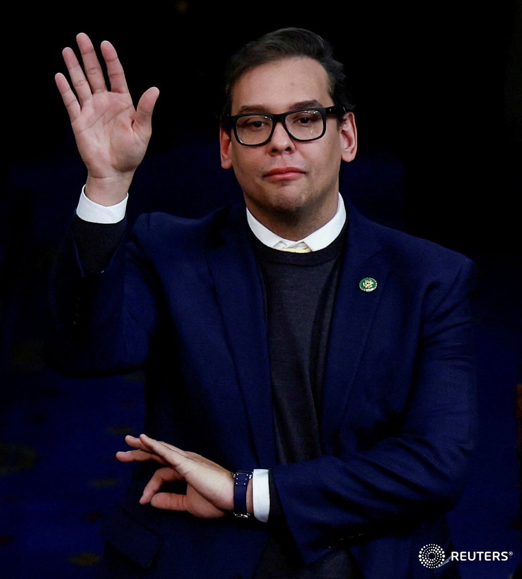 highbrow_nobrow's tweet image. Newly elected freshman Rep. George Santos (R-NY) makes White power gesture as he casts his vote for House Republican Leader Kevin McCarthy.

*Reuters Photo by Evelyn Hockstein @evelynpix