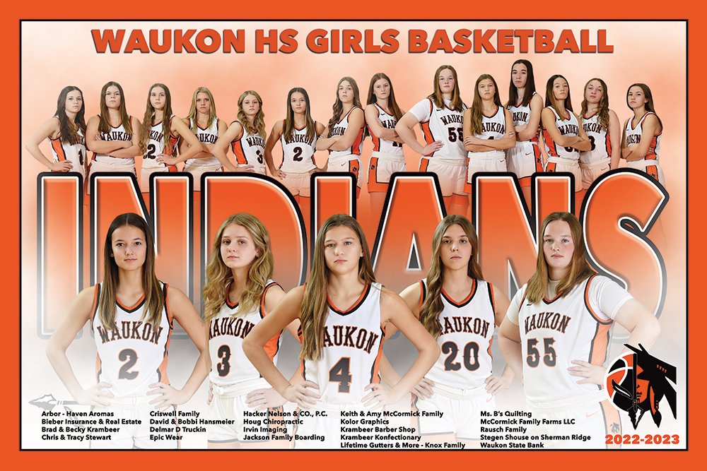 Game Day! Lady Indians in action tonight vs Charles City. Varsity Girls will tip off around 5:30 following the 9th grade boys. . The Varsity Girls will be signing posters immediately following the game in the high school cafeteria. Come out and watch the girls start the new year!