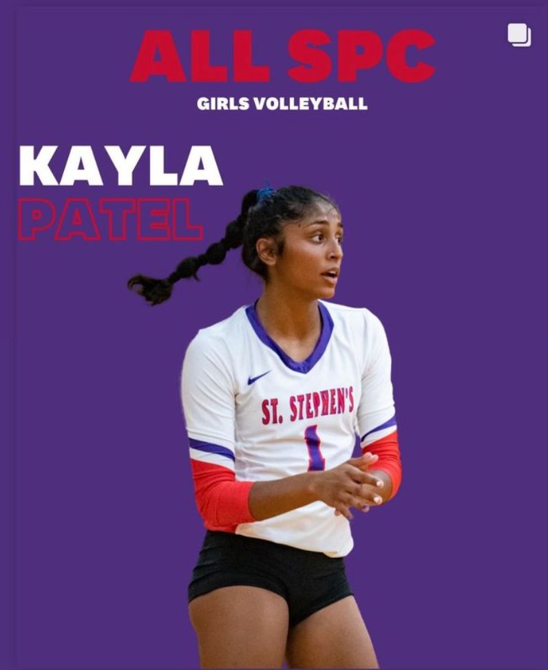 Kayla Patel (@kaylapatel2024) on Twitter photo Grateful to earn All-SPC for my junior season! Loved playing with this team! <a href="/ststephenschool/">St. Stephen's Austin</a> @juliannjohnson_ <a href="/RecruitAJV/">Austin Junior Volleyball Recruiting</a> Grateful to earn All-SPC for my junior season! Loved playing with this team! <a href="/ststephenschool/">St. Stephen's Austin</a> @juliannjohnson_ <a href="/RecruitAJV/">Austin Junior Volleyball Recruiting</a>