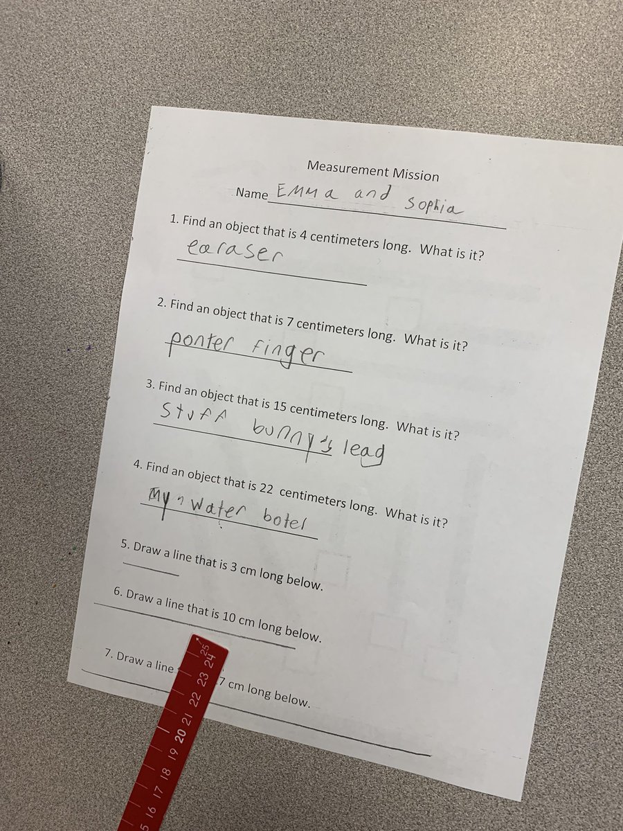Mrs_Stevens2's tweet photo. Ss complete Mission: Measurement, the task to reinforce the skills needed to use a ruler @TroyUnion https://t.co/UdCUaE6BZ4