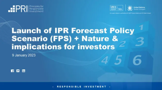 Webinar! @VividEconomics Exec Director Jason Eis with @PRI_News & @InevitablePol_R, launch of IPR FPS+ Nature, our new integrated #nature & #climate scenario. Mon 9th January: 13:00 GMT/ 14:00 CET / 08:00 ET. Register: unpri.org/all-events-and…
