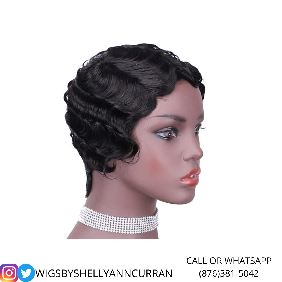 Black Human Hair Fingerwave Pixie Wig😻Just $6,000 JMD 💫Top Quality✨Long Lasting✨DM To Grab One Now🔥Same Day Delivery💯

Follow @wigsbyshellyanncurran to be queenin on a budget🤝

#wig #fingerwavewig
#hairsale #wigsale #humanhair
#wigsale #wiglife
#wigs #pixie