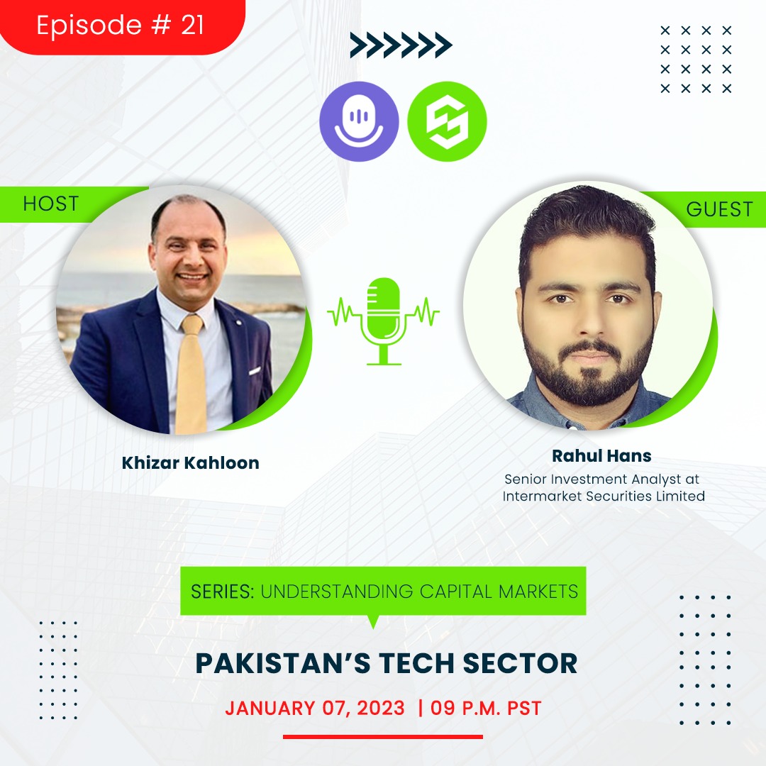KhizarKahloon's tweet photo. Please join us tomorrow and listen to our Weekly Twitter Spaces Session. This time we'll discuss Pakistan's Tech Sector in detail. You can also directly ask @RahulHans7 questions about your favourite stocks such as $SYS $AVN $OCTOPUS $TRG $NETSOL etc...

https://t.co/e22PlY1AxI https://t.co/ZCn8LyFXn0
