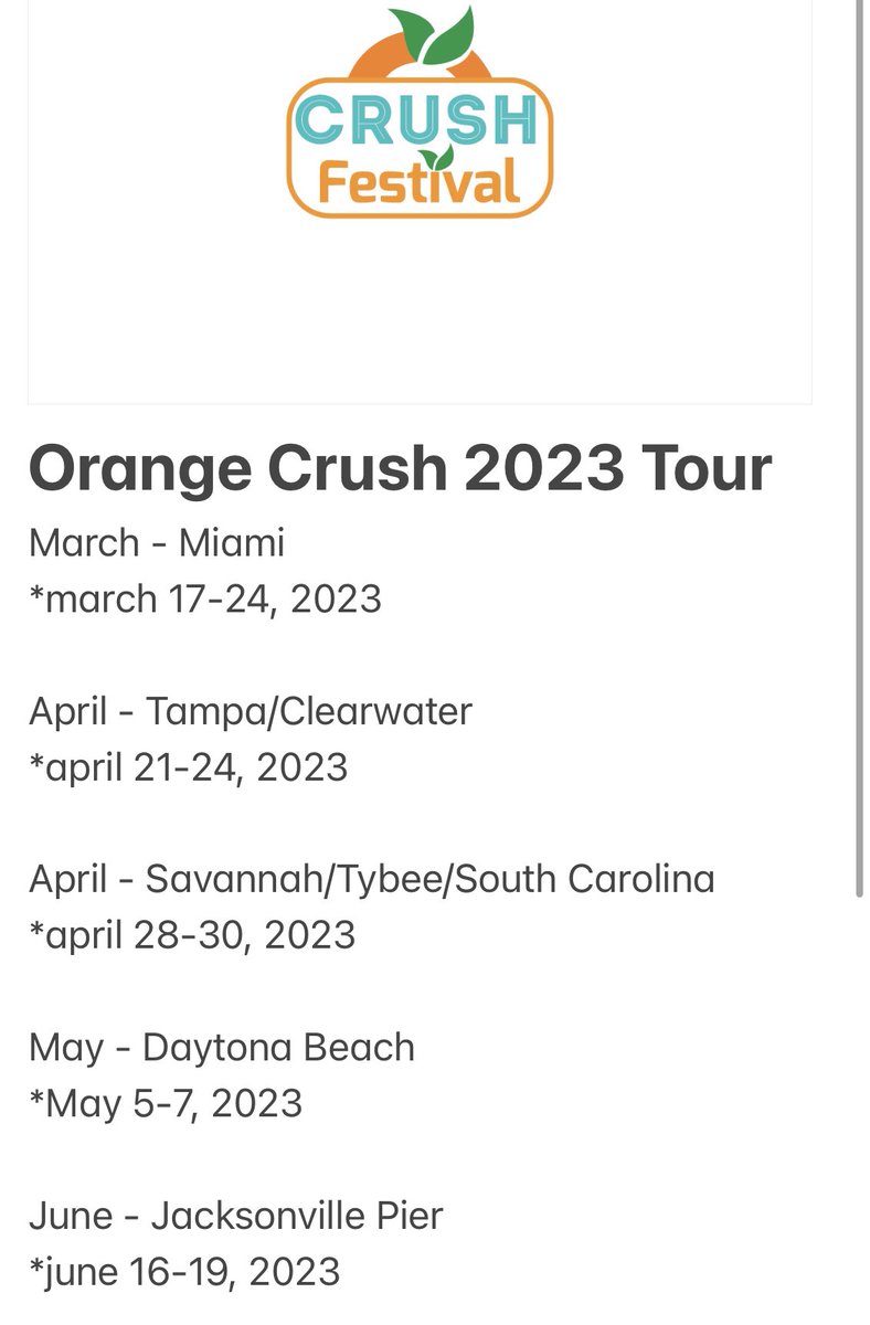 CrushFlavorsXXX's tweet image. instagram.com/p/Cm-5KRnMPSO/…

#PartyPlugMikey #PlugNotARapper #OrangeCrushFestival #OrangeCrush2k23 #OrangeCrush2023 #OrangeCrushTour2023 #OrangeCrushTour2k23