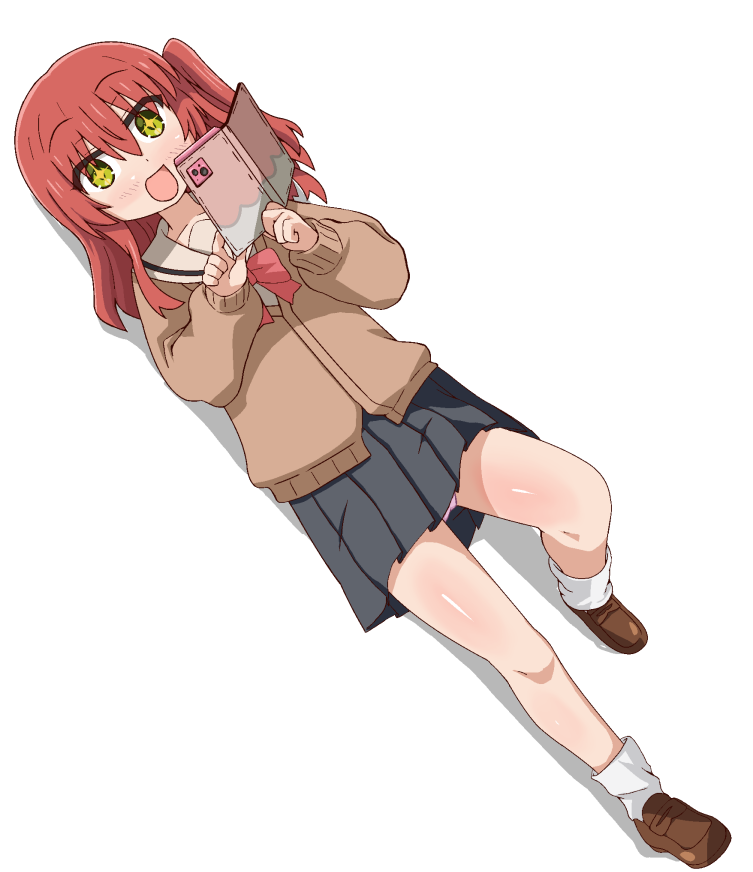 「最近描いた絵の単体差分 喜多ちゃんは何気にパンチラだったりする #ゆゆ式  #ぼ」|くそむしのイラスト