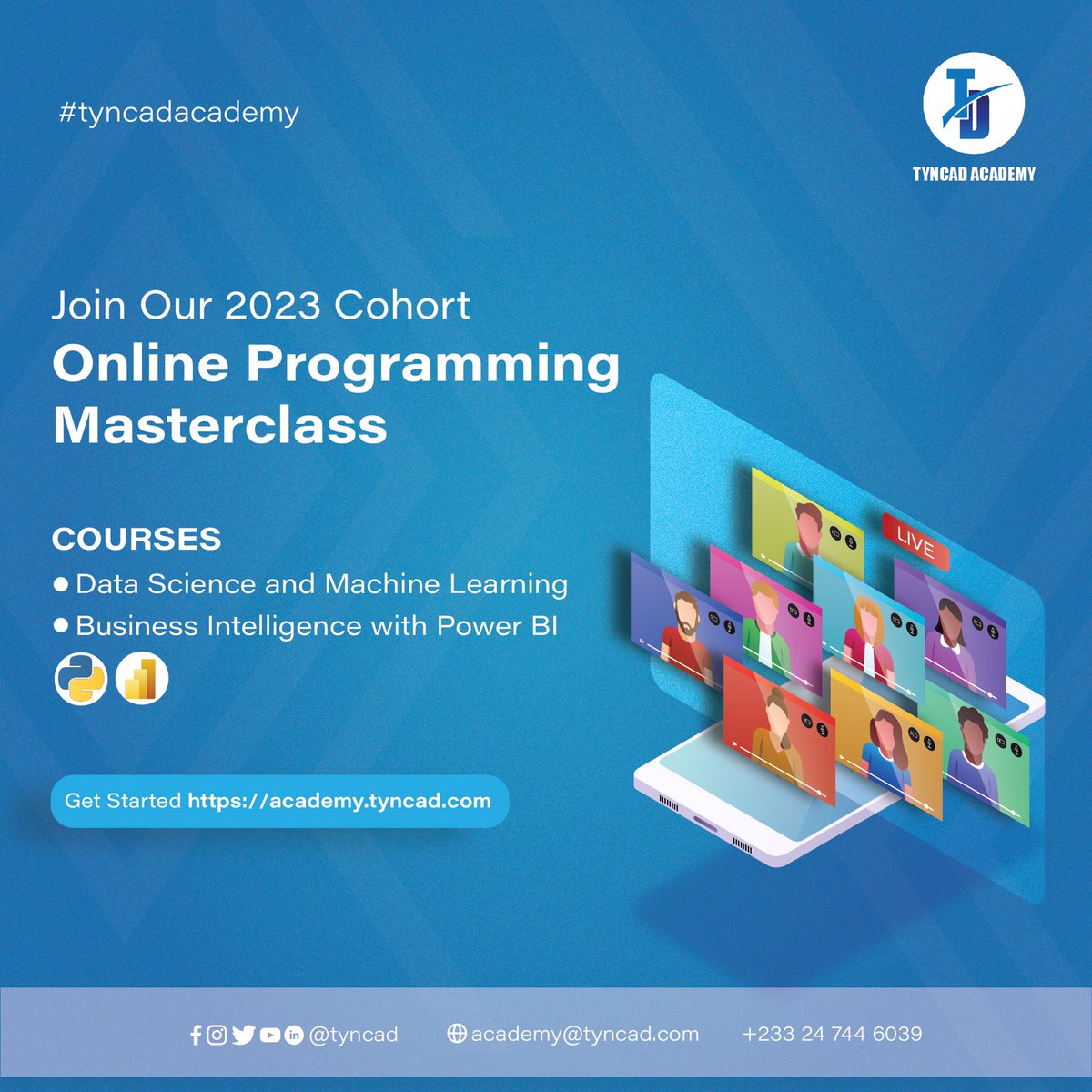 tyncad's tweet photo. NEW COHORT ALERT!!
Visit https://t.co/eRjKZJh475 to register.
#newyear #newcohort #datascience #powerbi #machinelearning #businessintelligence #2023goals #startnow #registernow #programming #coding #softwareenginering #softwaredeveloper #business https://t.co/tzCXiht1xW