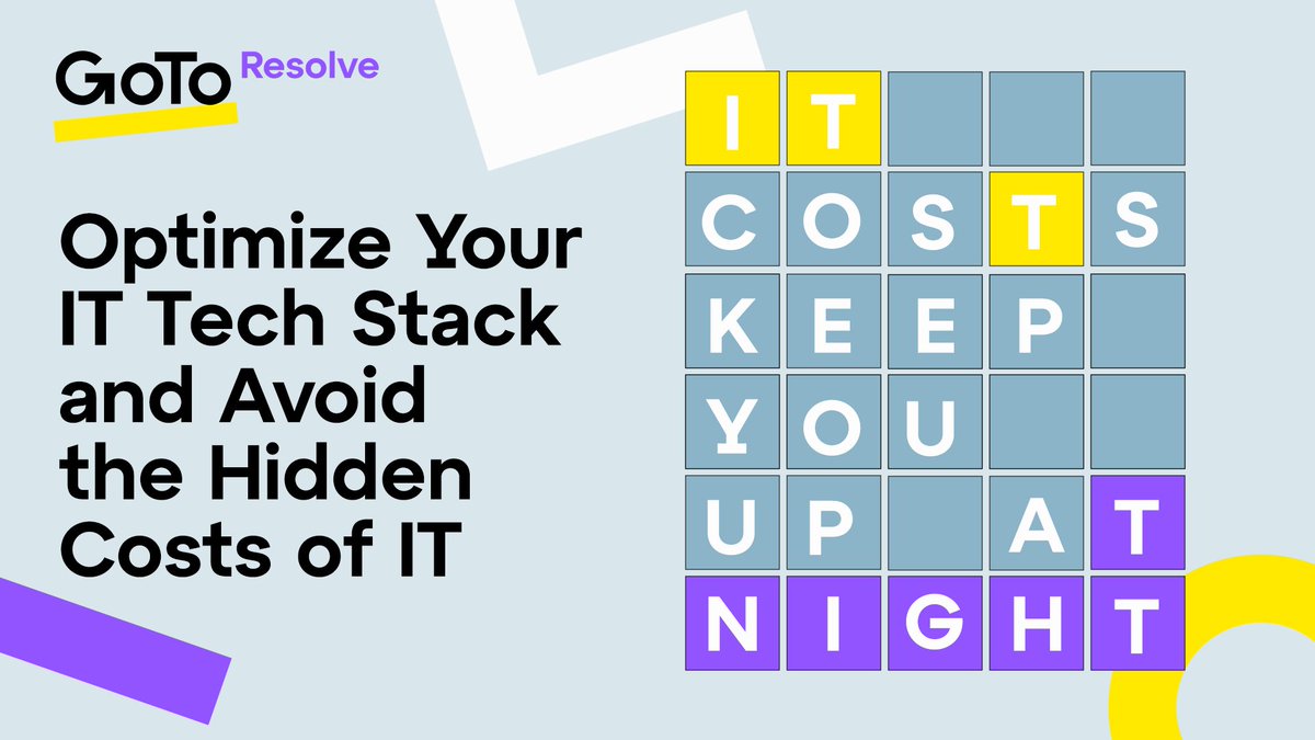 It's time to optimize your #techstack and say "Later gator!" to hidden IT costs. Learn more below!

If you're at #SMWorld, join our speaking session with Chris Savio on 11/16 at 8:30am in the National Ballroom AB to learn more. You could win an Oculus! bit.ly/3VvGP0A