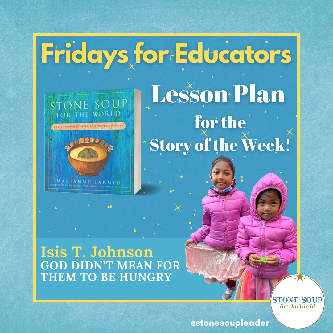 stonesoupleader's tweet photo. EDUCATORS This FREE #LessonPlan will inspire your students to think of ways they can help hungry children, whether in their own neighborhoods and around the world.
#LanguageArts #CommunityService
https://t.co/ffdpvmER8V
.
.
#helpchildreninneed #waronhunger #kidsinneed https://t.co/f5VXXgrVqA