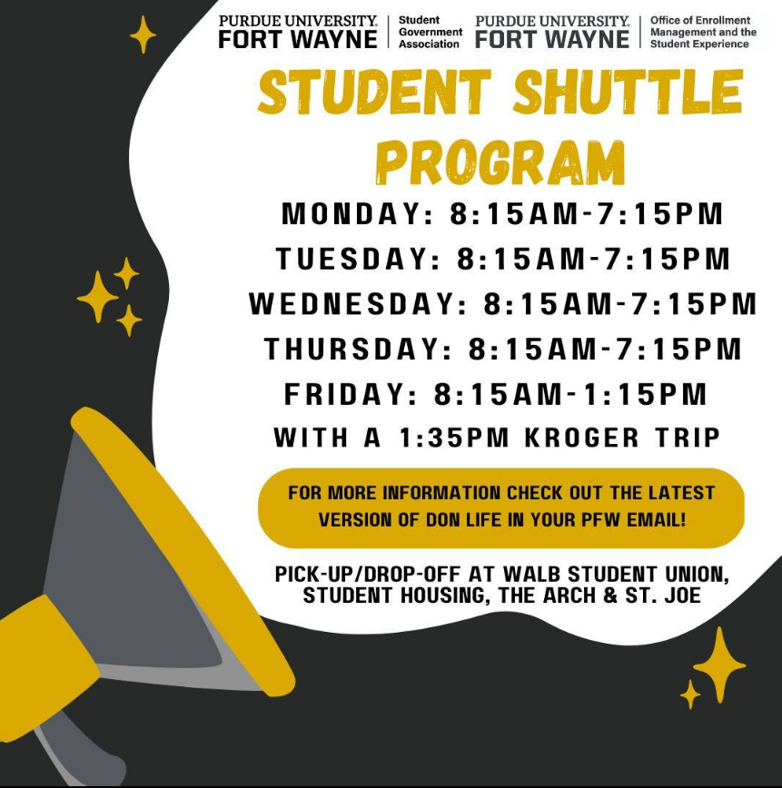 futuremastodon's tweet photo. 🚨 The EMSE Division & SGA officers are happy to announce shuttles to and from campus with weekly trips to Kroger for the spring 2023 semester!
.
Visit ➡ https://t.co/LYhAn10sRo for more information!
.
#StudentShuttle #Spring2023 https://t.co/keGAmfs8m5