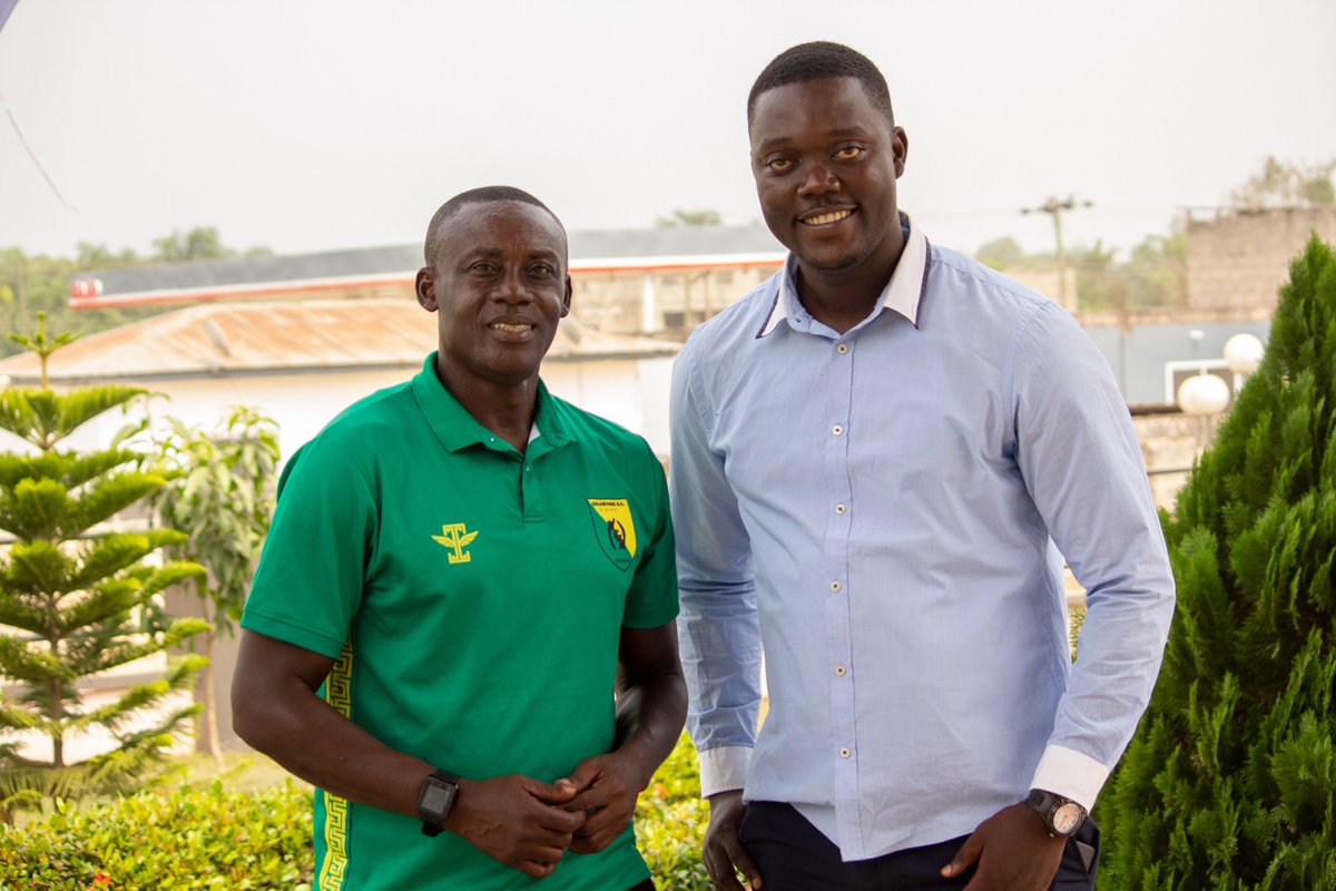 GoldStarsSc's tweet photo. ๐ฝ๏ธWe got a chance to speak to Michael Osei, Coach of the month of November.
#goldstarssc #BetPawaPremierLeague https://t.co/3PgG5zUk02