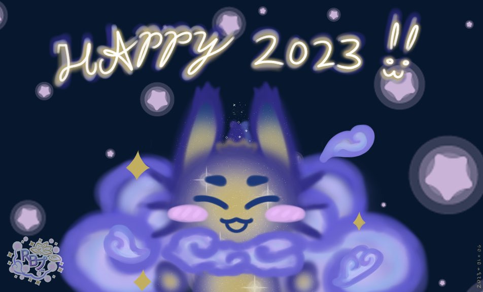 cosmic_nullo's tweet photo. Feliĉan Novjaron!!! 🐰 ☆
It’s the year of the rabbit, & rabbits are associated with luck, creativity, & new beginnings in many cultures in different dimensions & timelines.
With a new leaf turned, what is it you aim to achieve in the new year ahead?
#Null0Art0 #Vtuber #EOVTuber https://t.co/T08tSPiq9P