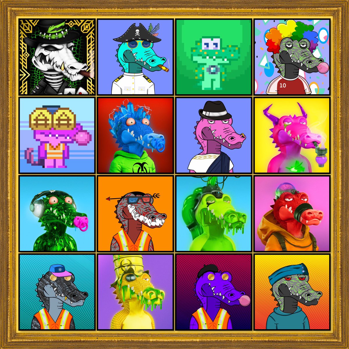 #cccfollowccc wanted to show off my <a href="/CardanoCrocClub/">Cardano Crocs Club</a> family. Love to see other folks fam too. #CNFTCommunity