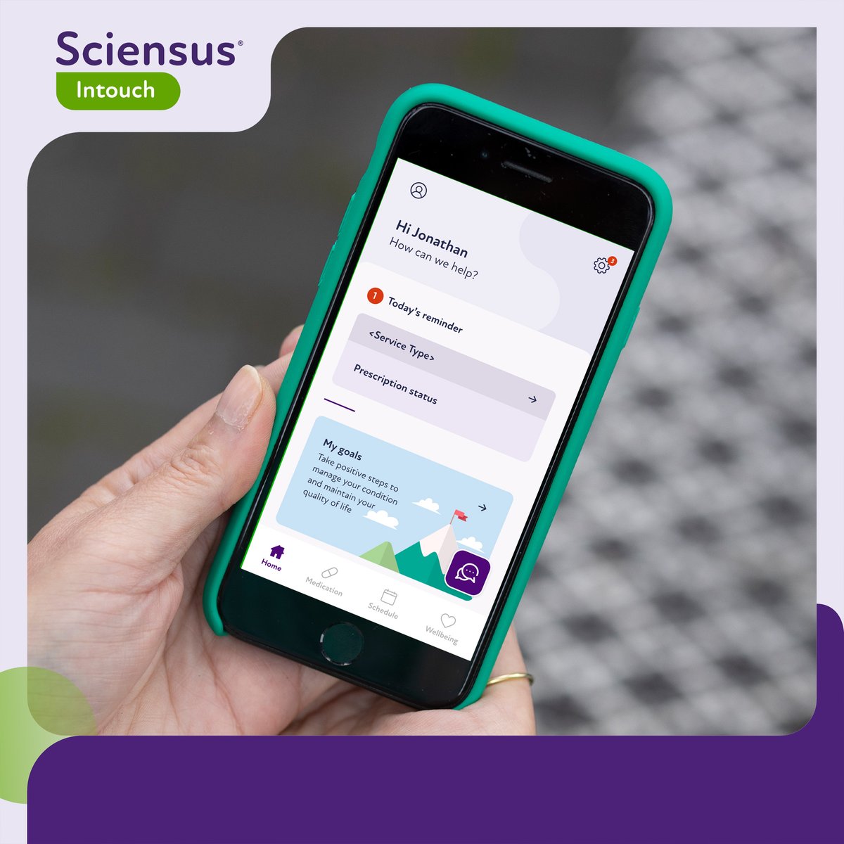 Sciensus_Group's tweet photo. Staying on track with your medication is easier than ever with the Sciensus Intouch App. Check your prescription status, with a few taps of the app 👉 https://t.co/lWxlrLRMyt
#Sciensus #SciensusIntouchApp #IntouchApp https://t.co/gGQrSe91RS