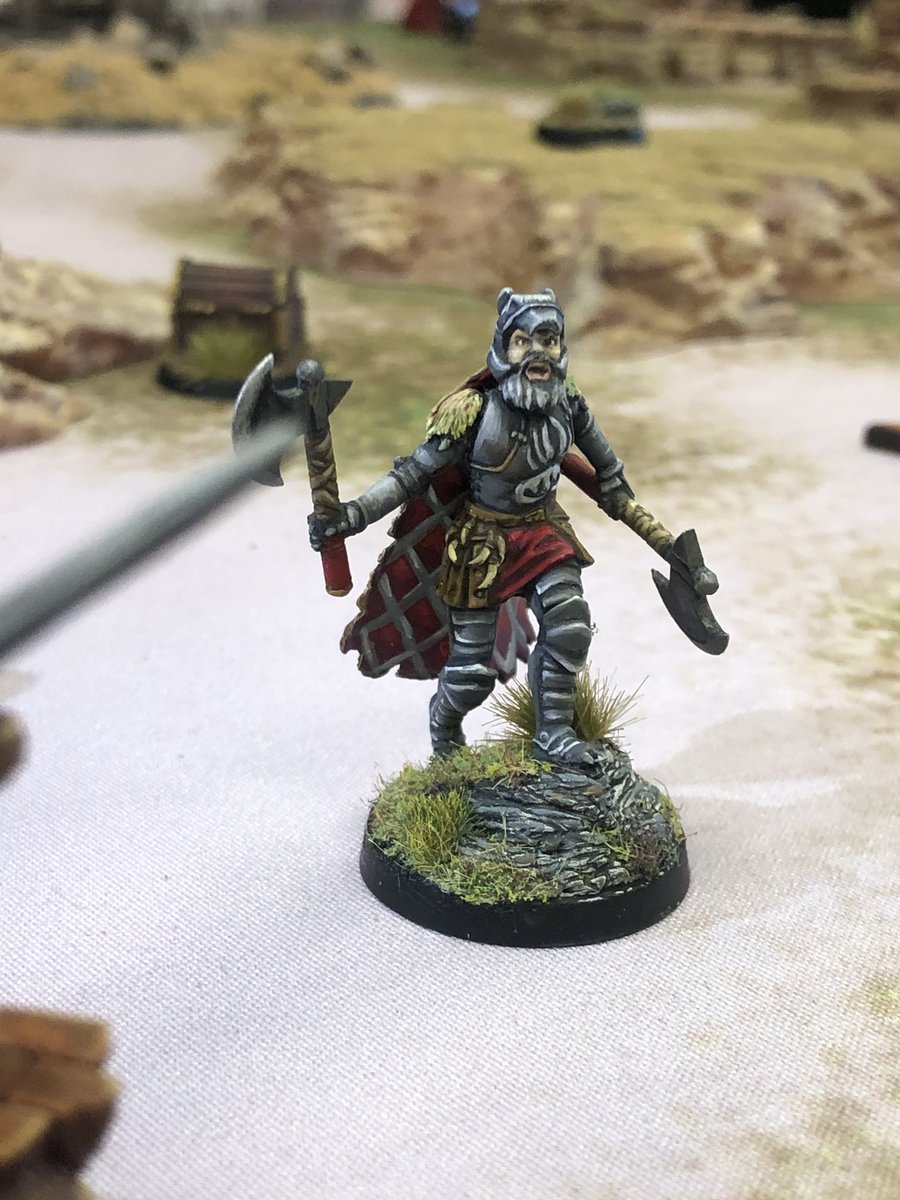 The Bear of Bretan painted by <a href="/bluerue/">rusul</a>   dgsgames.com/bear-of-bretan/ #paintingminiatures #miniatures #ttrpg #warmongers