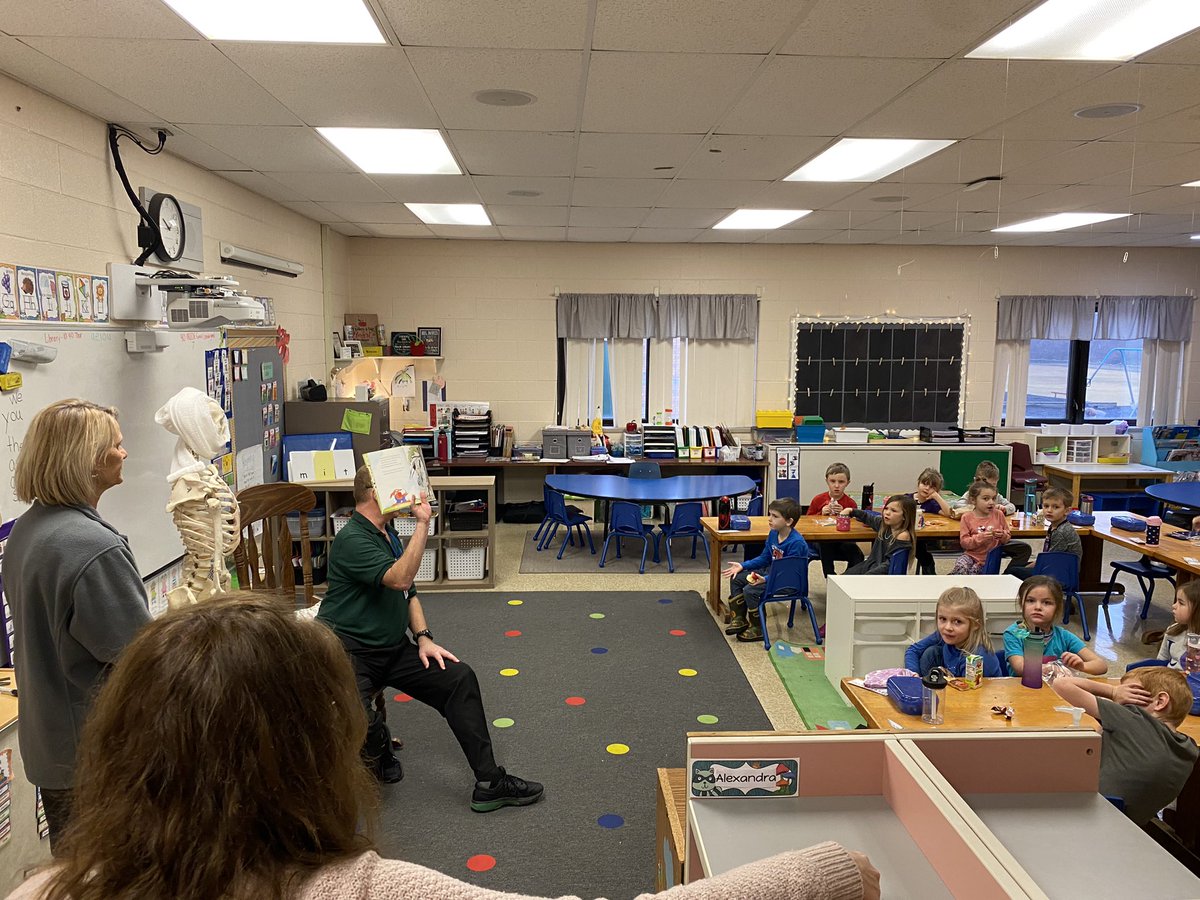 Jurasek (@cesprincipalaj) on Twitter photo <a href="/MStanfield10/">Mr.Stanfield Elem.School CounselorCES</a> Reading to the young 5 about making good choices unlike “Little Rabbit FooFoo”!!!! Kids love it!!!
Thank you to Nurse Kristi for being a great prop. <a href="/CCSredwolves/">Clinton Community Schools</a> <a href="/ccs_super/">CCS~Supt.</a> <a href="/MStanfield10/">Mr.Stanfield Elem.School CounselorCES</a> Reading to the young 5 about making good choices unlike “Little Rabbit FooFoo”!!!! Kids love it!!!
Thank you to Nurse Kristi for being a great prop. <a href="/CCSredwolves/">Clinton Community Schools</a> <a href="/ccs_super/">CCS~Supt.</a>