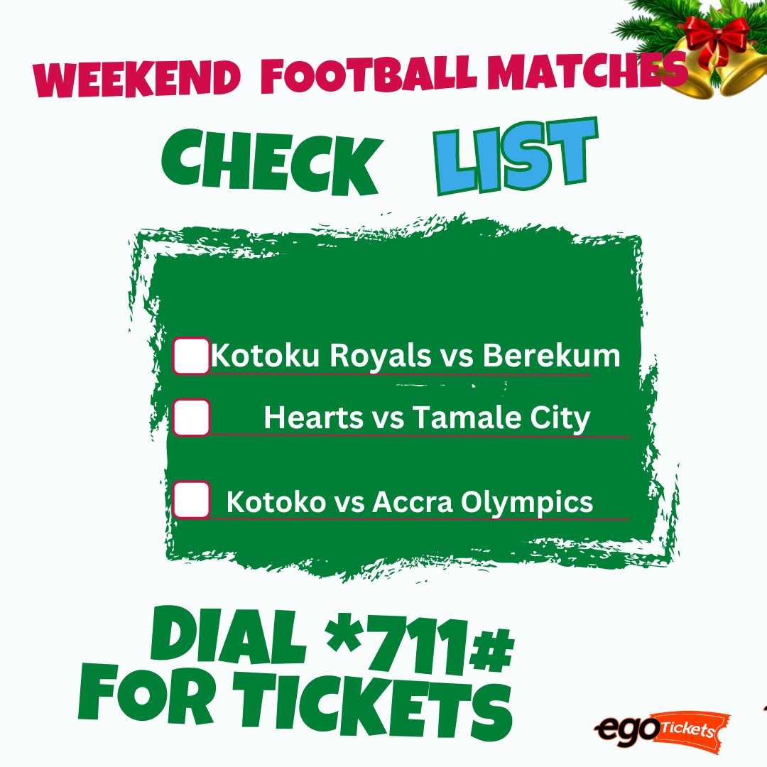 eGotickets's tweet photo. Say Hello to Long Weekend...
We got something for everyone
Check link in bio for what to do and where to be this weekend.

Dial *711# for Match Tickets ⚽
Other event tickets in link in bio 🔥🎉

#eGotickets #weekendevents #january2023 #holidays #newyear https://t.co/0Q9rW2fzNS