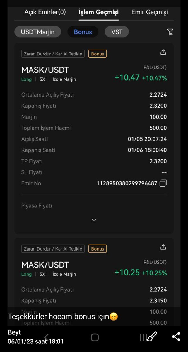 Zeyn_Benn's tweet photo. Etkinlik 15.01.2023'e kadar devam ediyor arkadaşlar, kazanan kazanıyor :)
Yapmanız gereken sadece alıntıladığım twitten kayıt olup 1.000 dolar hacim yaratmak ve 200 doları kapmak :) 

Kafanıza takılan bir soru olursa telegram hesabımdan sorabilirsiniz.
#Bitcoin #BTC https://t.co/S2vNozQxB4