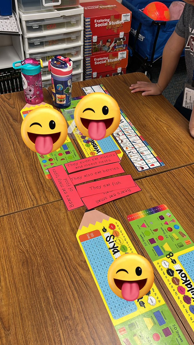 MsErikaShelton1's tweet photo. Today in reading, we are working on finding the main idea and supporting details for a sliced up passage! This came so easily for my kids, which is amazing! Way to go first grade :) #MainIdea #SupportingDetails #twehowl @TWEHowl https://t.co/GU1CQD3Nw3