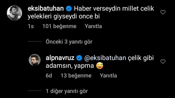 @alpinyonavrz @batuhaneksi @AlpNavruz Çok iyiler yaa 😅👌 #AlpNavruz