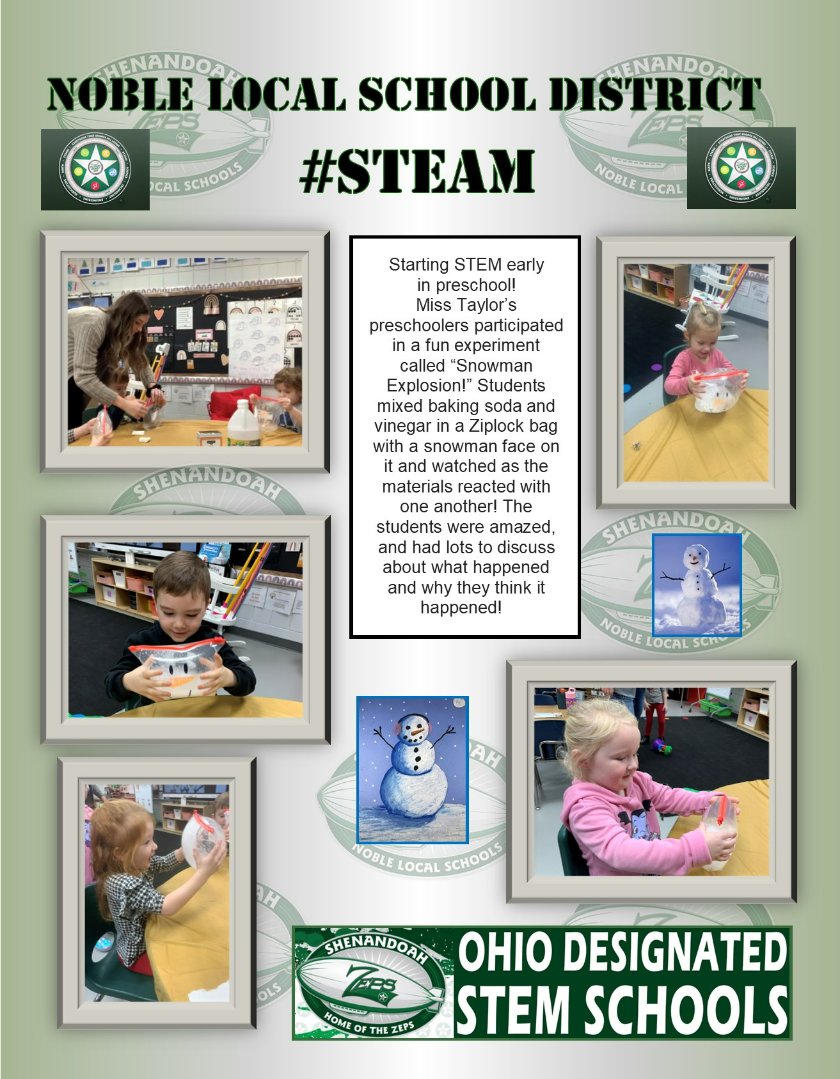 NobleLocal_SD's tweet photo. STEM begins in PreK! ☃️
@dailySTEM @OhioSTEM @MPreschoolers https://t.co/9AsPTooJVZ