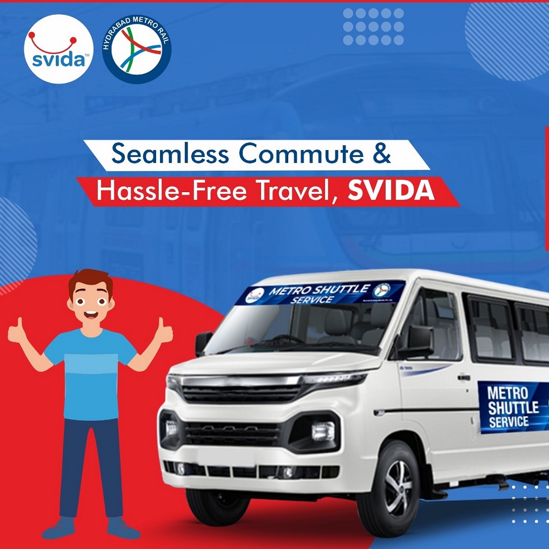 svidashuttle's tweet photo. For metro commuters in Hyderabad, SVIDA Metro Shuttle offers a seamless commute, free of stress. As a high-quality and affordable option for metro rides, our shuttle service provides unparalleled security, seamless booking, and hassle-free arrival at their destination.
#svida https://t.co/MWsRM9GZzz