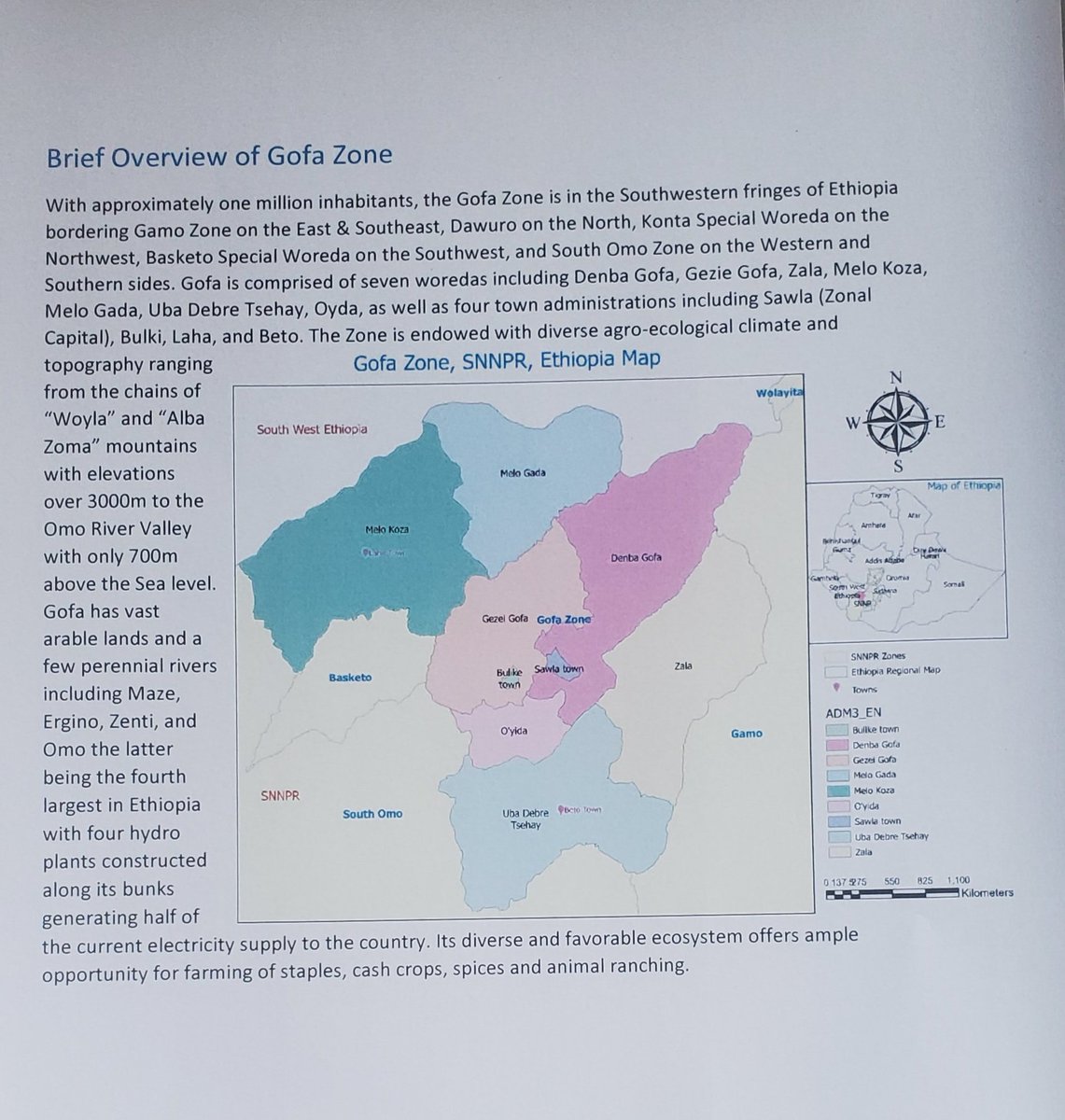 #GofaZone - A brief overview of Gofa Zone in the current #SNNPR