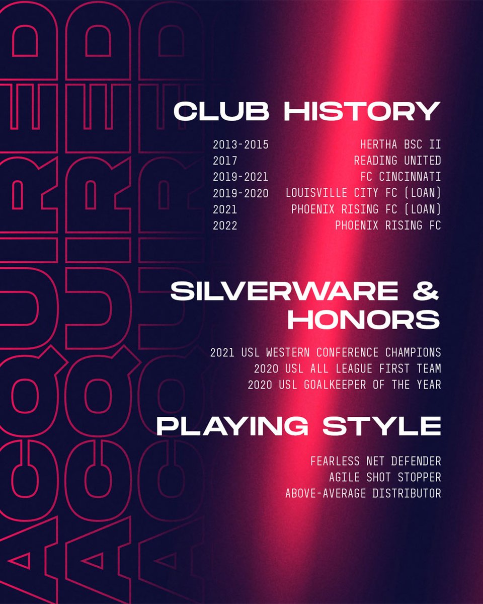 stlCITYsc's tweet image. Welcome to CITY, @lundt_ben! 🧤

We have acquired the 2020 USL Goalkeeper of the Year via transfer from @PHXRisingFC. 

🔗 stlcitysc.com/news/st-louis-…