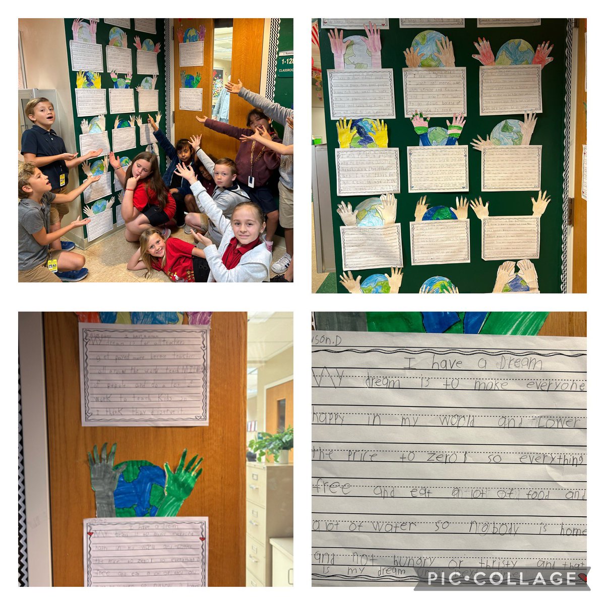 judy_ramiry's tweet photo. My super leaders did a fantastic job writing about their dreams for the world. Iβm blown away by the beautiful things they wrote about. Happy New Year! #RamirezCrew #DrMartinLutherKingJr @PoincianaCCPS @collierschools https://t.co/pFXokjpu8G