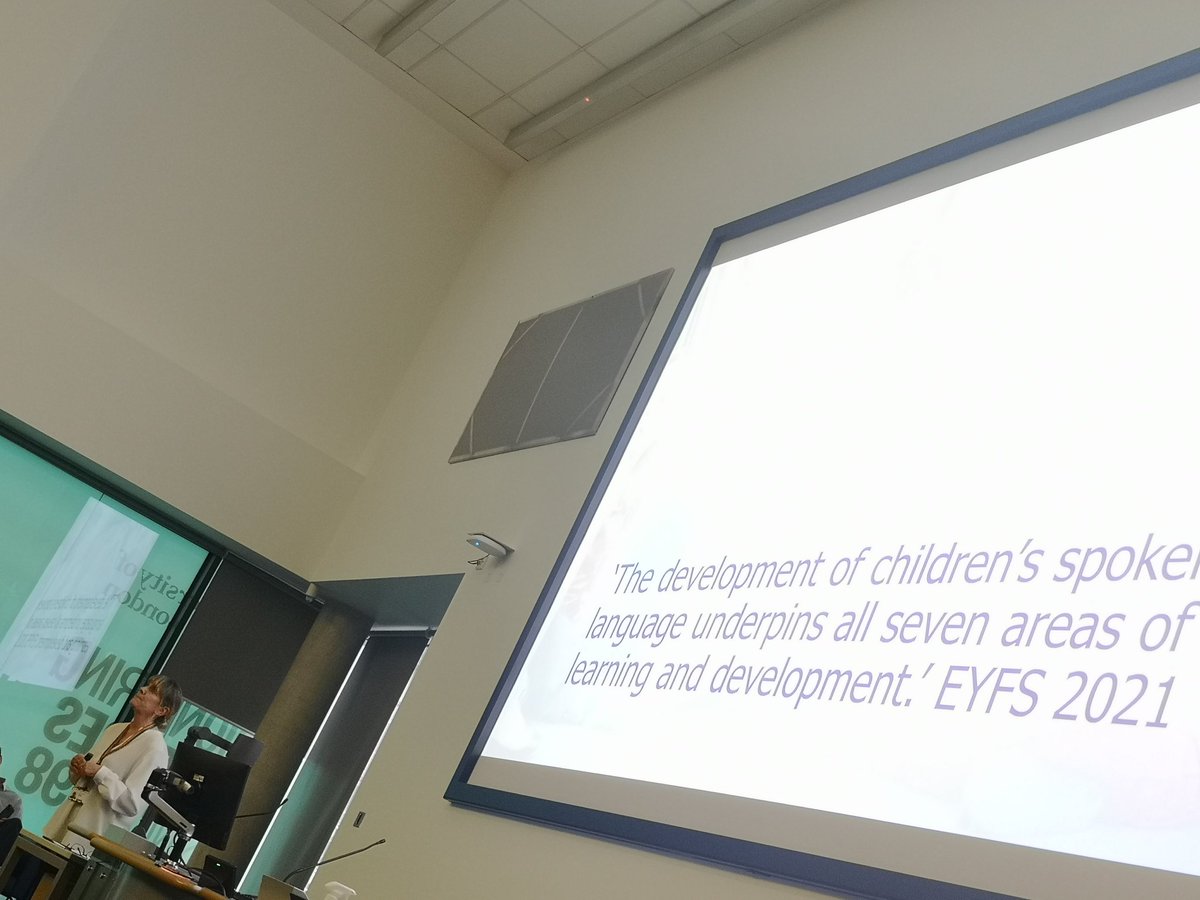 Our final keynote @WRatcliffOfsted offered us some sage advice regarding Ofsted Inspections; don't do what you think Ofsted are looking for, do what is best for the children. Focusing on communication and language couldn't be more important, especially since COVID. #NewhamEY23