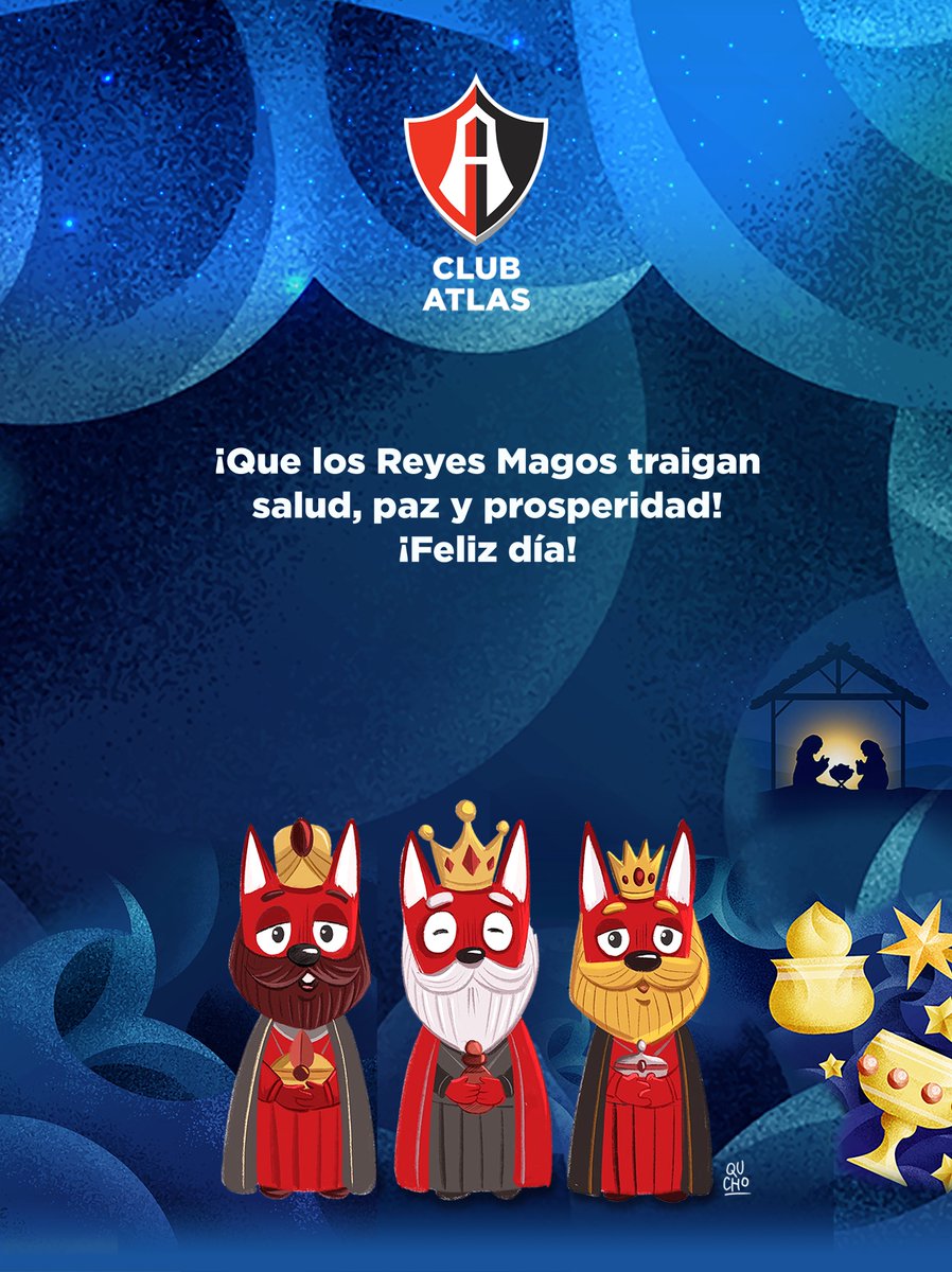 ⭐¡Feliz Día de los #ReyesMagos!👑👑👑 
Que hoy los hogares de la #FamiliaRojinegra se llenen de regalos y bendiciones.

@qucho