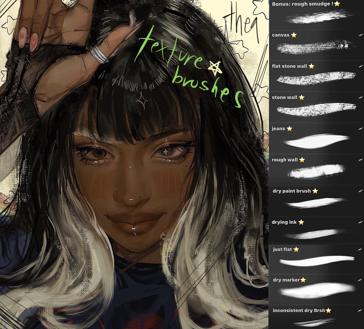 thea open on Twitter "Link to my brushes !! > https