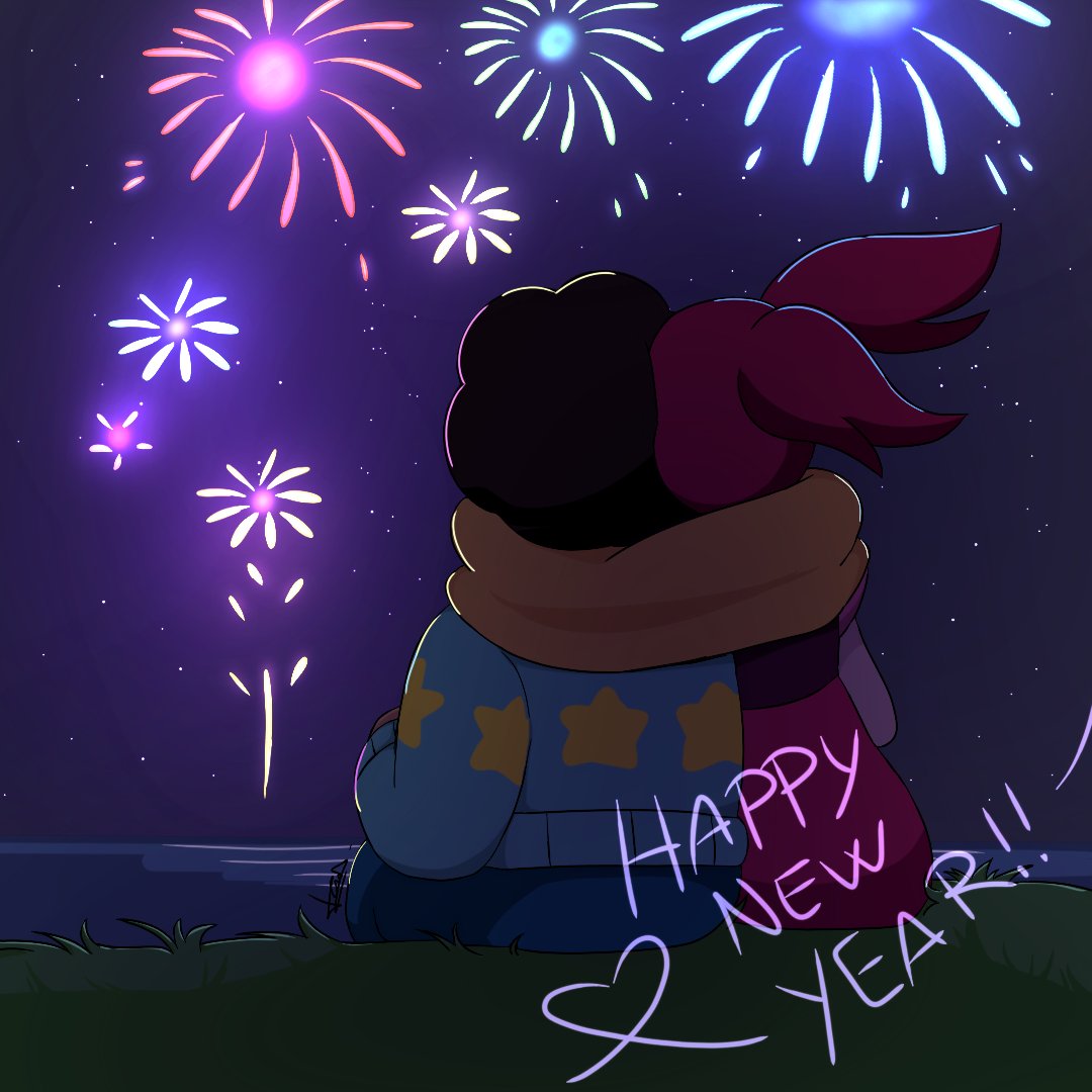 OpalTash's tweet photo. I know, I know, a bit too late 😅🎆🎇

#stevenuniverse #stevenquartzuniverse #spinel #stevinel #spiven #stevenxspinel #stevenandspinel #stevenuniversefanart #HappyNewYear #DigitalArtist #drawing #illustration #CartoonNetwork #spineven #stevenuniversespinel #art #artwork https://t.co/80CtRaSIU5