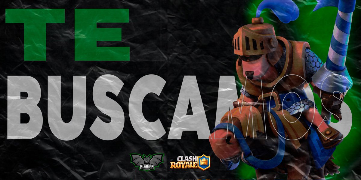 Después de nuestro increíble proyecto de #ClashRoyale, nos hemos dado cuenta que con tantas competiciones que se vienen necesitamos reforzar la plantilla.

Abrimos tryouts.

Ofrecemos:
🔸Premios de WR
🔸Staff de máxima calidad
🔸Camiseta del club
🔸Mucho más

Interesados DM 😄😄