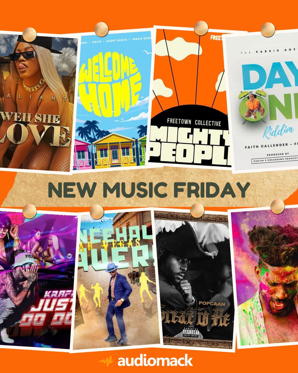 #NEWMUSICFRIDAYS🎧:We starting the New Year strong with this line up!
🇯🇲🇹🇹🇧🇧

🔸@Valiant_Musiq 
🔸<a href="/machelmontano/">Machel Montano</a> <a href="/AgentSasco/">Sasco</a>
🔸<a href="/wearefreetown/">Freetown Collective</a> <a href="/sheriffmumbles/">SHRF</a> 
🔸<a href="/FaithCallender/">Faith Callender ♪</a> 
🔸<a href="/Kraff_Gad/">Sιηηα ´ཀ`</a> 
🔸<a href="/MrVegasMusic/">Mr. Vegas</a> 
🔸<a href="/PopcaanMusic/">Popcaan</a> <a href="/Drake/">Drizzy</a> 
🔸<a href="/jimmyoctober/">JIMMY OCTOBER</a>